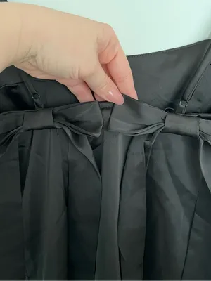 NEW Altar’d State Little Black Mini Dress With Back Bows Size XS NWT thumbnail 5