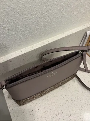 Kate Spade Greta Court Ramey Cityscape Glitter Crossbody Bag Women’s Purse EUC thumbnail 7