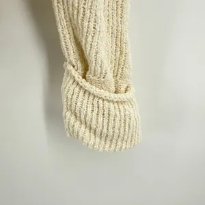 Madewell Shawl Collar Crop Cardigan‎ Sweater Marshmallow Medium Open Cotton thumbnail 4