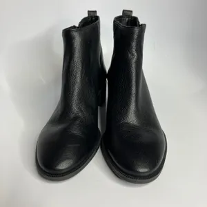 Copper Key black leather ankle boots women's size 7.5‎ professional business thumbnail 2