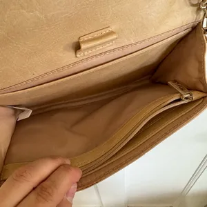 Beis The Travel Wallet Bag in beige vegan‎ leather. thumbnail 4