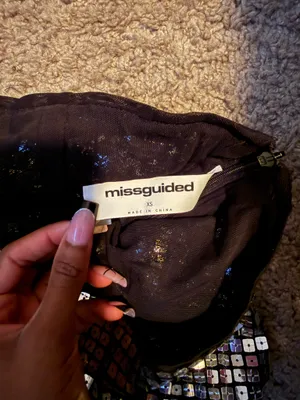 Missguided Sequined mini skirt thumbnail 5