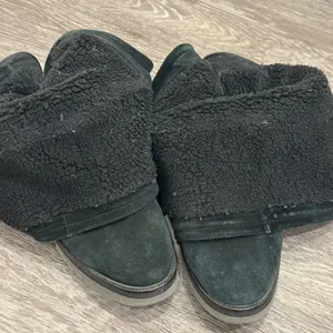Aquatalia Paloma Black Suede Shearling Lined Snow Boots Italy‎ Apres Ski Sz 11 thumbnail 10