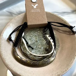 American Eagle NWT Trio Bracelet Stack 🌞💫 thumbnail 1