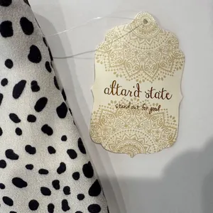 Altar'd State‎ Women's Dotted Cream and Black Skirt - Size S - NEW With Tags. thumbnail 2