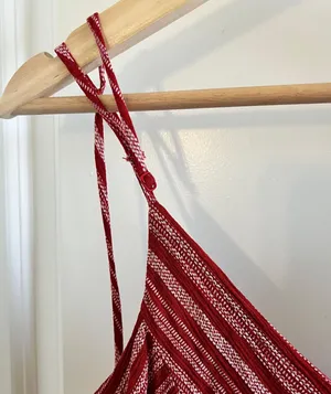 One Clothing Red Striped Romper thumbnail 5
