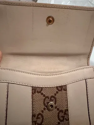 vintage Gucci Web / Cherie‎ compact bifold wallet thumbnail 6