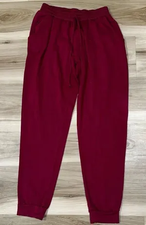 Haley & June Red Butter Soft Joggers Women’s Medium thumbnail 1