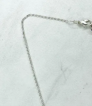 Silver Tone Daughter Heart Pendant Chain Link Necklace thumbnail 4