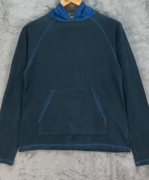 PATAGONIA Organic Cotton Light Hoodies #5123-175 Vintage? Turquoise/blue Med Wms thumbnail 1