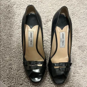 Jimmy Choo dark blue Women's Heels thumbnail 3