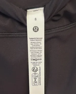 NEW / Authentic Lululemon Align High-Rise Pant 25" Black Women's Size 8 thumbnail 4