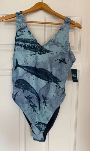 NWT Pelagic Reversible One Piece Swimsuit XL Open Seas Beach Y13 thumbnail 1
