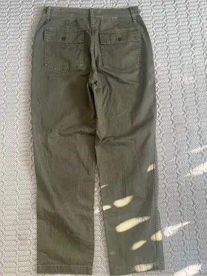 Madewell Olive High-Rise Utility Ankle Pants thumbnail 3