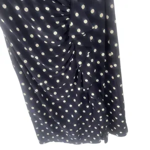 American Living Women's 14‎ Blue Polka Dot Runched Ruffle Dress Kentucky Derby thumbnail 5