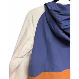 L.L.Bean Mountain Classic Anorak‎ Jacket Multi Teal Indigo Women's Size Small thumbnail 8