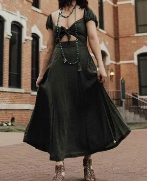 Free People Dress Midi XS thumbnail 1