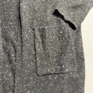 Madewell Donegal Kent Cardigan Sweater in Coziest Yarn in Dark Gray Size Medium thumbnail 5
