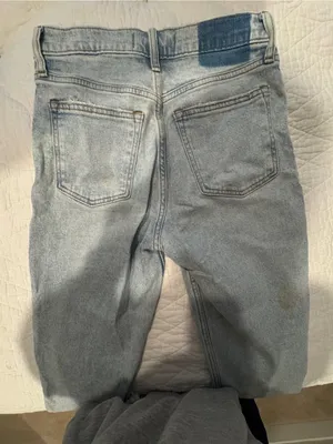 Light Blue Distressed Women's Jeans Abercrombie high rise 25s thumbnail 3