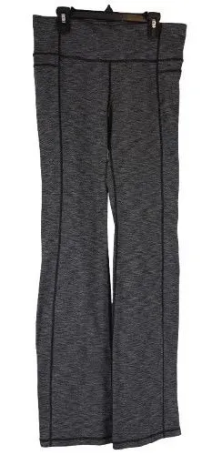 Athleta‎ Straight Up Yoga Pants Heather Gray Space Dye Athleisure Size Medium thumbnail 1