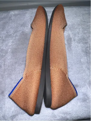 Rothy's Ballet Flats Point Amber Slip On Burnt Orange 10.5 thumbnail 6