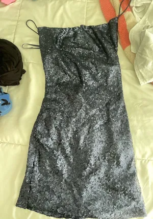 Hello Molly Mini Dress Navy Blue thumbnail 1