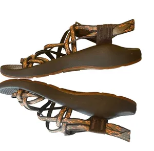 Chaco Z/2 Classic Strappy Brown Orange Sandals Sz 8 thumbnail 9