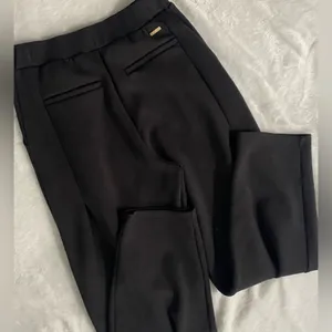 ALALA Black Phoebe Trousers Pleated Athleisure Joggers Small thumbnail 6