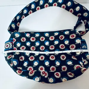Vera Bradley Floral Patterned Quilted Purse with Libby Night Owl Motif 6” x 11” thumbnail 9