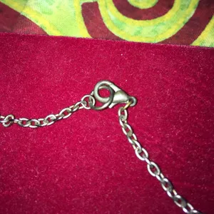 90s vintage cross necklace Silver thumbnail 3
