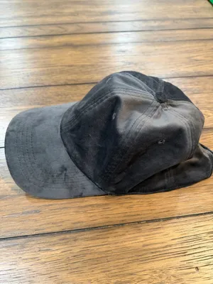 American Eagle Outfitters velvet Black Baseball Cap​ thumbnail 2