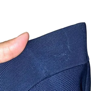 Cabi Dark Navy Knit High Waist Unlined A-line Skirt Size Medium #200 thumbnail 4