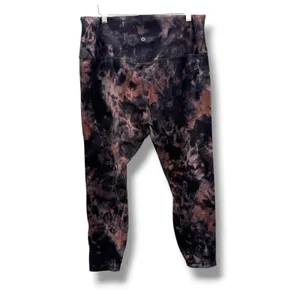 Lululemon‎ Align High-Rise Pant Womens 16 Diamond Dye Graphite Grey Pink Pastel thumbnail 4