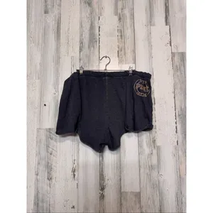 Victoria’s Secret PINK Lounge Shorts Women’s Large Black Scallop Hem Pocket Logo thumbnail 5