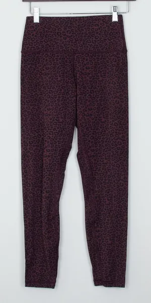 CRZ YOGA Womens Leggings Size S Brown Leopard High Waisted Athletic Yoga Pants thumbnail 1