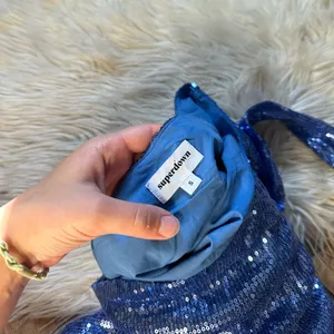 SUPERDOWN Geo One Shoulder Mini Sequin Dress thumbnail 6