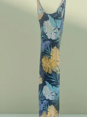 Maxi floral dress Blue Size M thumbnail 3