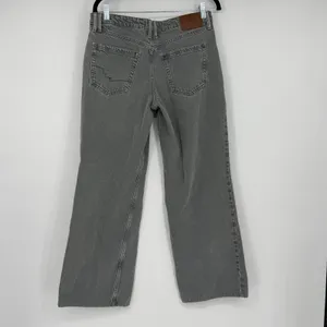 We The Free Free People Grey Wide Leg Jeans Womens Size 29 thumbnail 2