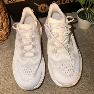Hoka Light Gray Athletic Shoes thumbnail 8