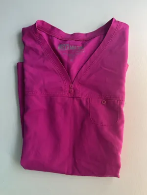 Greys Anatomy Pink Scrubs Top thumbnail 1