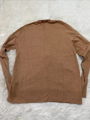 Old Navy Women's Light Brown Button-Front Cardigan thumbnail 2