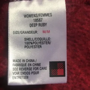 Woolrich Deep Ruby Fleece Vest thumbnail 6