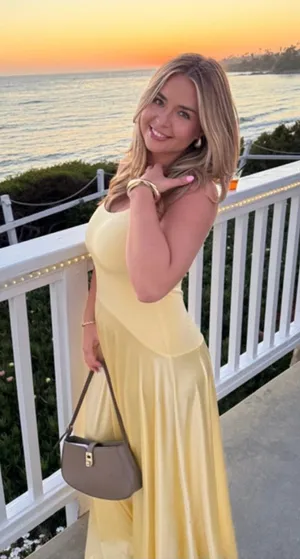 Rare London Butter Yellow Curved Drop Waist Maxi Dress thumbnail 1