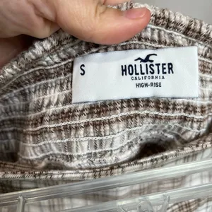 Hollister Plaid Mini Skirt Brown Checkered Y2K‎ Academia Preppy Tennis Size S thumbnail 4