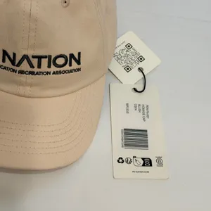 PE Nation Homage Cap Adjustable Hat Beige Cream 100% Cotton NWT OSFA thumbnail 3