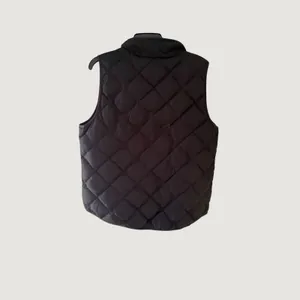 Woolrich Womens Black Diamond Quilted Down Puffer Vest Full Zip XL Outdoor Fall thumbnail 4