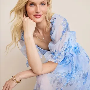 Francesca's Angie Corset‎ Floral Maxi Dress thumbnail 2