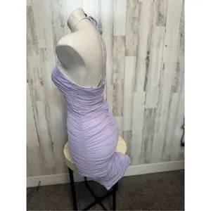 Purple midi dress Purple thumbnail 7