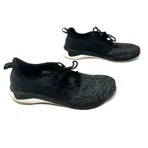Reebok Size 9.5 Sneakers Black Lightweight Running Lace Up Outdoors Gym Sports‎ thumbnail 3