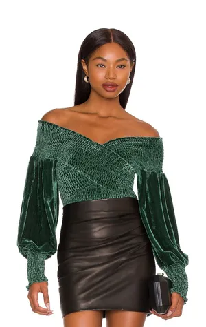 Steve Madden Velvet Top thumbnail 1